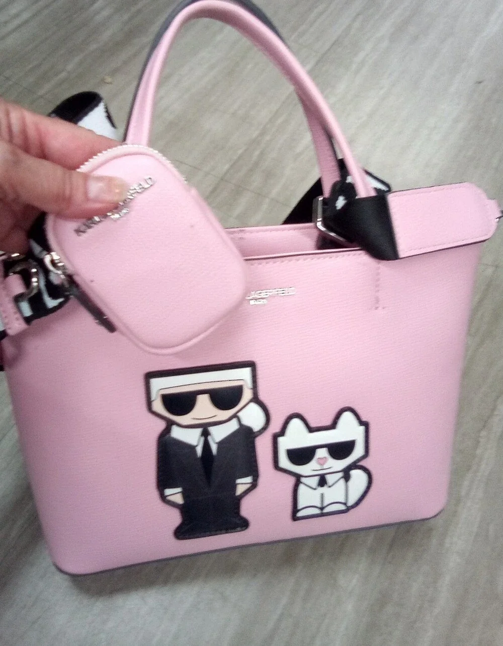 Pretty Pink Karl Lagerfeld Satchel